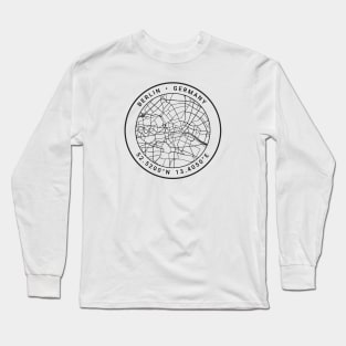 Berlin Map Long Sleeve T-Shirt